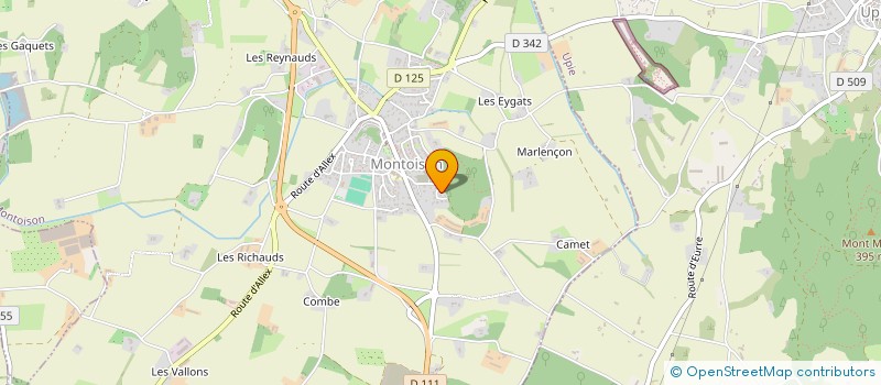 localisation de l'entreprise SCI SAINT ETIENNE  ETOILE-SUR-RHONE