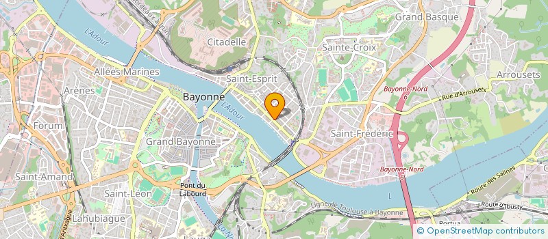 localisation de l'entreprise SCI SAINT ETIENNE à BAYONNE