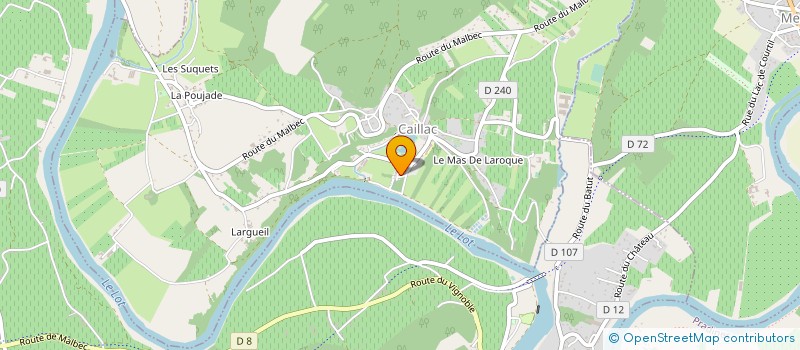 localisation de l'entreprise SCI SAINT ETIENNE  LUZECH