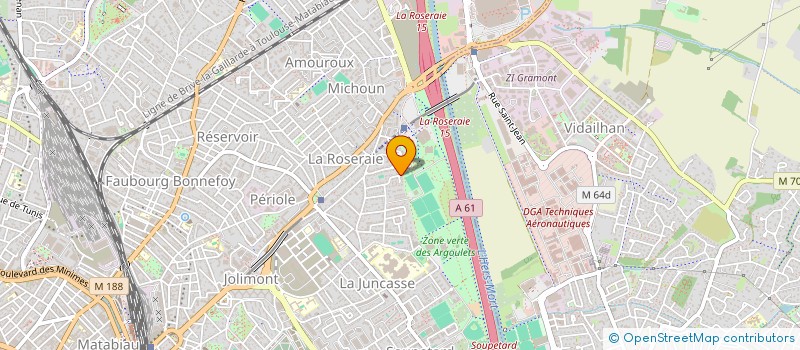 localisation de l'entreprise SCI SAINT-ETIENNE à TOULOUSE
