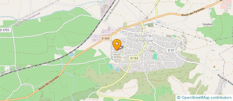 localisation de l'entreprise SCI SAINT EUGENE  NISSAN-LEZ-ENSERUNE