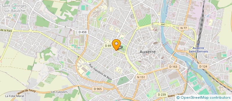 localisation de l'entreprise SCI SAINT EUSEBE à AUXERRE