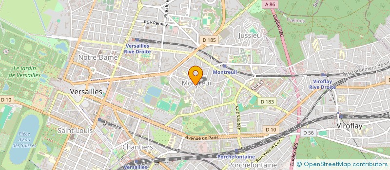 localisation de l'entreprise SCI SAINT EUTROPE à VERSAILLES