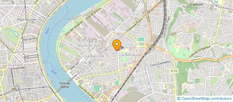 localisation de l'entreprise SCI SAINT-EUTROPES  BORDEAUX