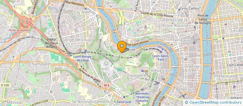 localisation de l'entreprise SCI SAINT EX  LYON