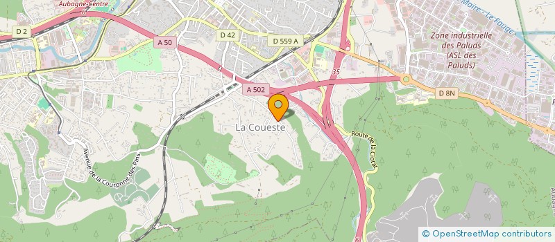 localisation de l'entreprise SCI SAINT EXPEDIT à AUBAGNE