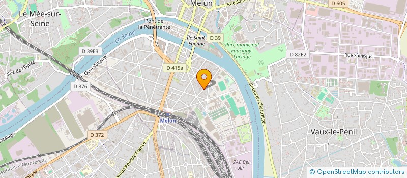 localisation de l'entreprise SCI SAINT-EXUPERY 1523  MELUN