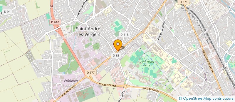 localisation de l'entreprise SCI SAINT EXUPERY  SAINT-ANDRE-LES-VERGERS