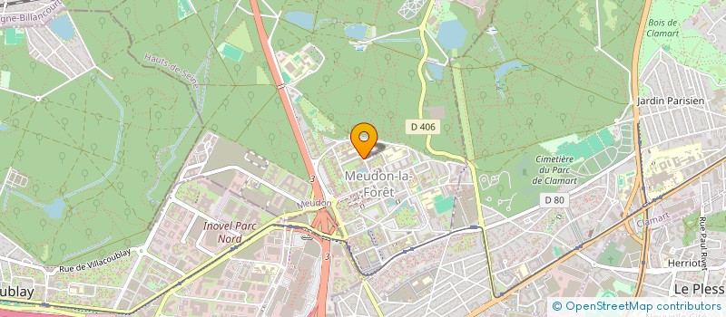 localisation de l'entreprise SCI SAINT EXUPERY à MEUDON