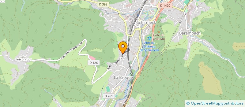 localisation de l'entreprise SCI SAINT EXUPERY  LA BROQUE