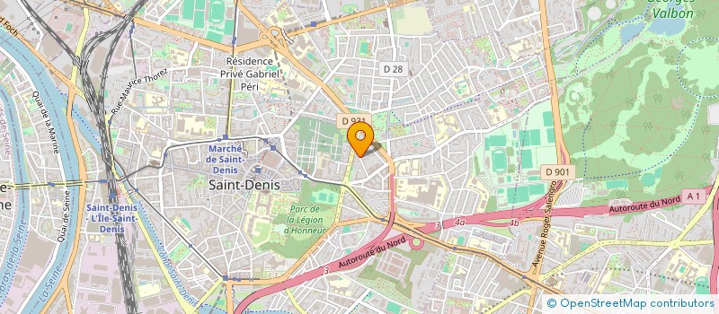 localisation de l'entreprise SCI SAINT EXUPERY à SAINT-DENIS
