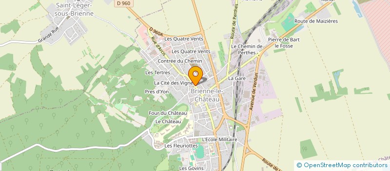 localisation de l'entreprise SCI SAINT EXUPERY  BRIENNE-LE-CHATEAU