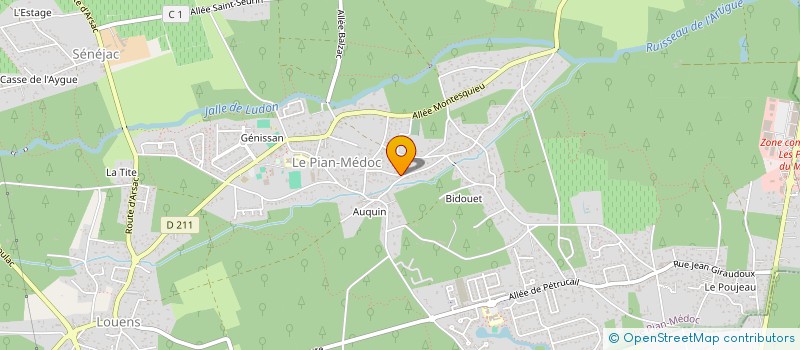 localisation de l'entreprise SCI SAINT EXUPERY à LE PIAN-MEDOC