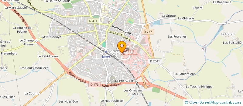 localisation de l'entreprise SCI SAINT EXUPERY  JANZE