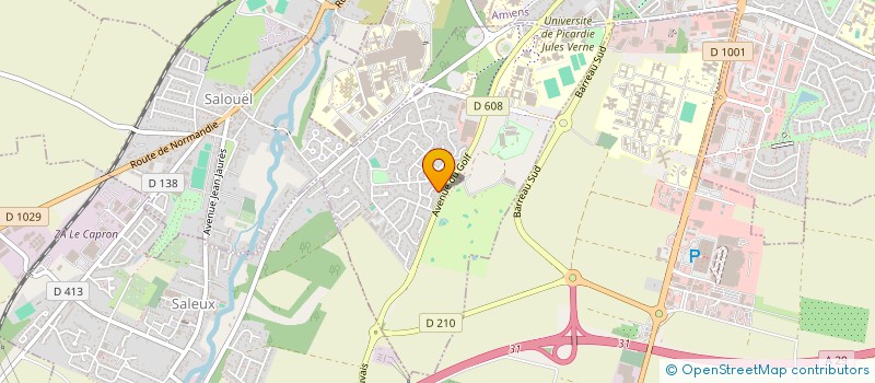 localisation de l'entreprise SCI SAINT EXUPERY  SALOUEL