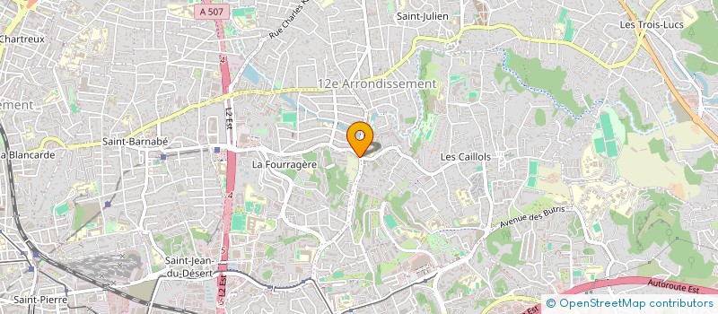 localisation de l'entreprise SCI SAINT EXUPERY à MARSEILLE