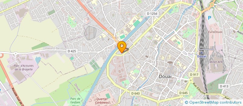 localisation de l'entreprise SCI SAINT EXUPERY à DOUAI