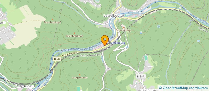 localisation de l'entreprise SCI SAINT- EXUPERY  LUTZELBOURG