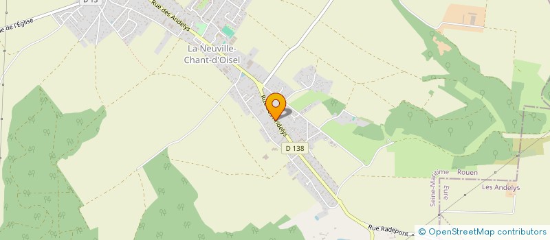 localisation de l'entreprise SCI SAINT EXUPERY DE BOOS  LA NEUVILLE-CHANT-D'OISEL