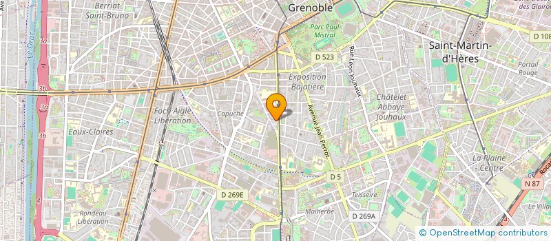 localisation de l'entreprise SCI SAINT EYNARD  GRENOBLE