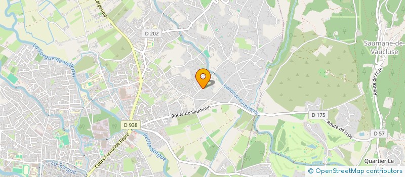 localisation de l'entreprise SCI SAINT FARGEAU  L'ISLE-SUR-LA-SORGUE