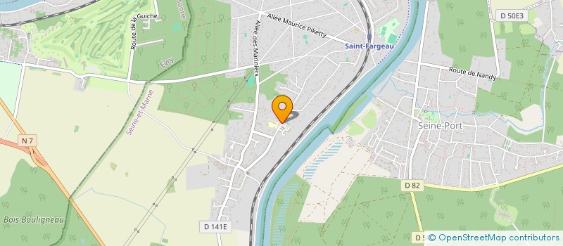 localisation de l'entreprise SCI SAINT FARGEAU LES SALLES  SAINT-FARGEAU-PONTHIERRY