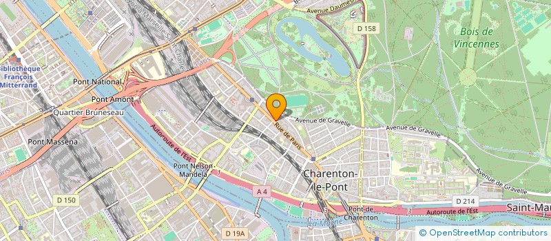 localisation de l'entreprise SCI SAINT FELIU MOD  CHARENTON-LE-PONT