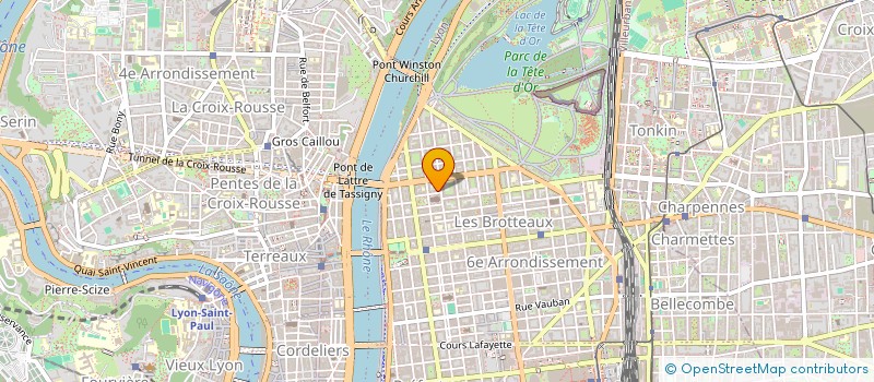 localisation de l'entreprise SCI SAINT FERDINAND  LYON