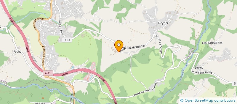 localisation de l'entreprise SCI SAINT FERREOL  CRUSEILLES