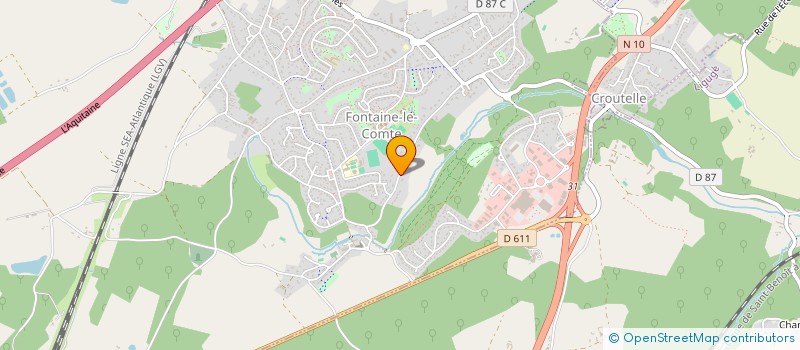 localisation de l'entreprise SCI SAINT FIACRE  FONTAINE-LE-COMTE