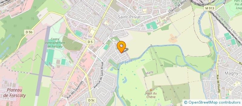 localisation de l'entreprise SCI SAINT FIACRE à MARLY