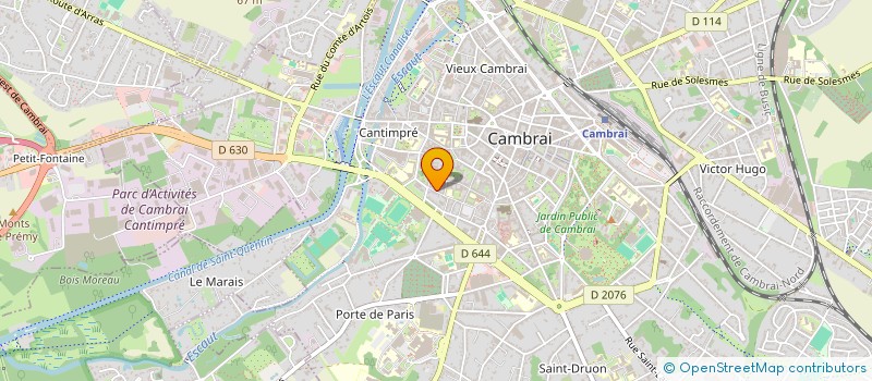 localisation de l'entreprise SCI SAINT FIACRE  CAMBRAI