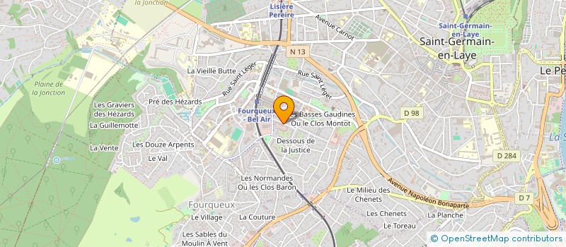 localisation de l'entreprise SCI SAINT FIACRE SGL  SAINT-GERMAIN-EN-LAYE