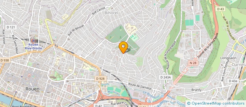 localisation de l'entreprise SCI SAINT FILLEUL à ROUEN