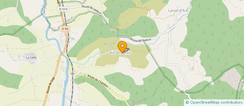 localisation de l'entreprise SCI SAINT FIRMIN  SOLAURE EN DIOIS