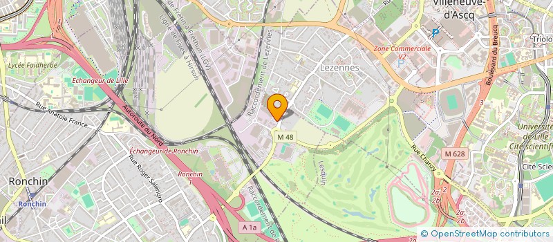 localisation de l'entreprise SCI SAINT FIRMIN  RONCHIN