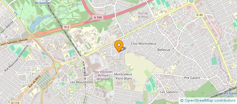 localisation de l'entreprise SCI SAINT FLEURANT à VILLEPINTE