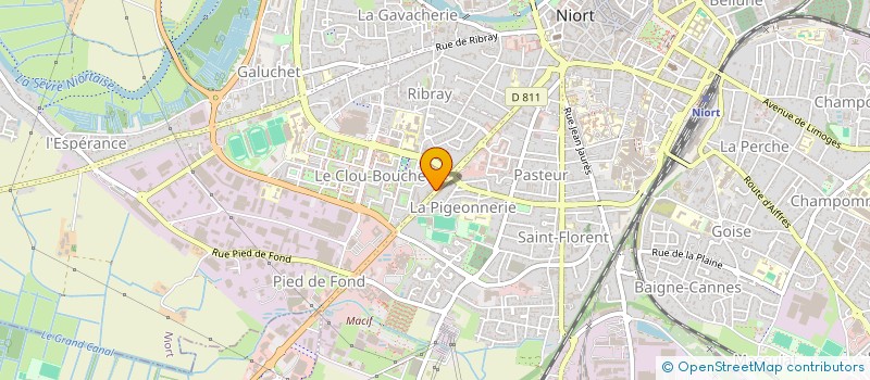 localisation de l'entreprise SCI SAINT FLORENT à NIORT
