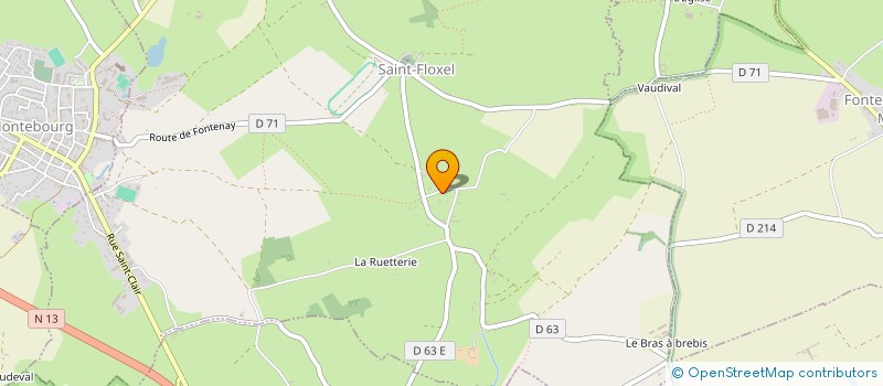 localisation de l'entreprise SCI SAINT-FLOXEL  SAINT-FLOXEL