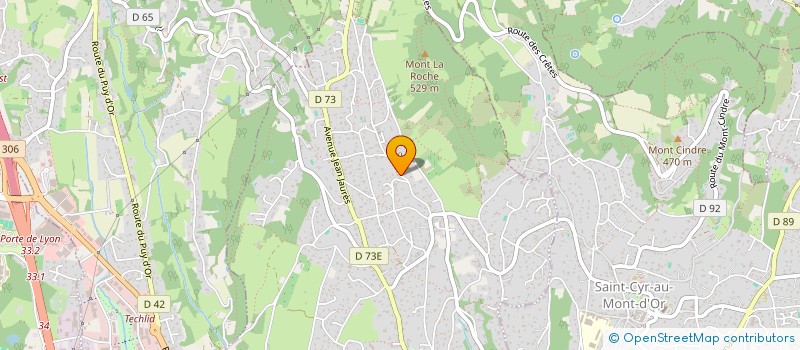 localisation de l'entreprise SCI SAINT FORTUNAT  SAINT-DIDIER-AU-MONT-D'OR