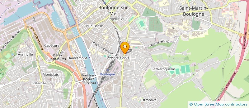 localisation de l'entreprise SCI SAINT FRANCOIS à BOULOGNE-SUR-MER
