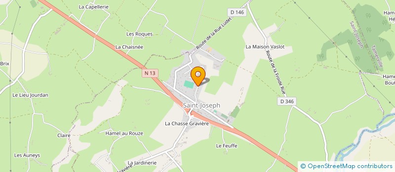 localisation de l'entreprise SCI SAINT FRANCOIS  SAINT-JOSEPH