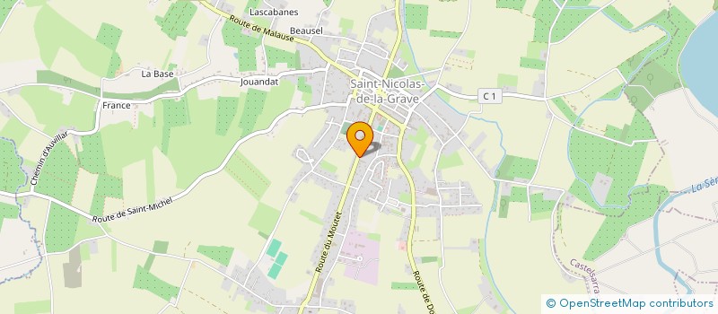 localisation de l'entreprise SCI SAINT FRANCOIS  SAINT-NICOLAS-DE-LA-GRAVE