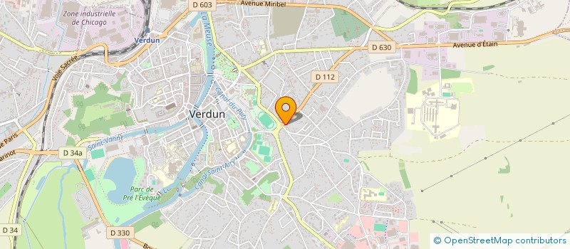 localisation de l'entreprise SCI SAINT FRANCOIS à VERDUN