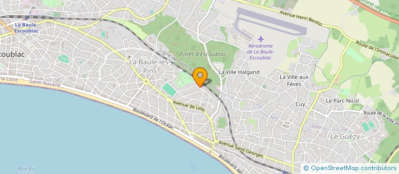 localisation de l'entreprise SCI SAINT FRANCOIS  LA BAULE-ESCOUBLAC