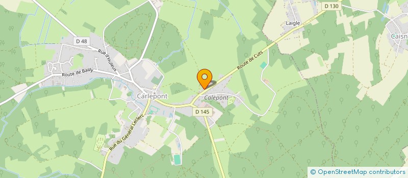 localisation de l'entreprise SCI SAINT FRANCOIS  CARLEPONT