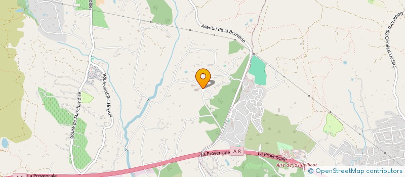 localisation de l'entreprise SCI SAINT-FRANCOIS  ROQUEBRUNE-SUR-ARGENS