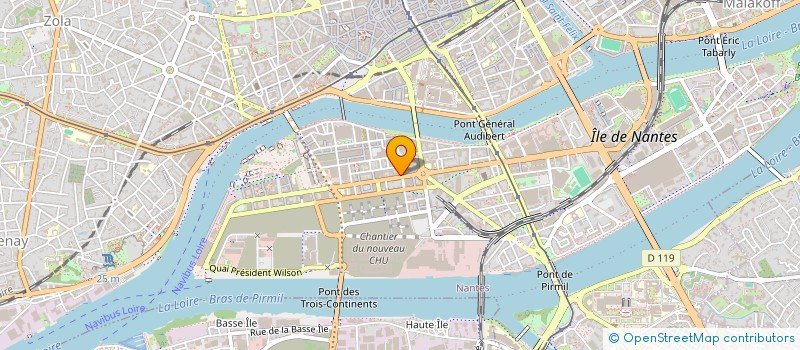 localisation de l'entreprise SCI SAINT FRERES  NANTES
