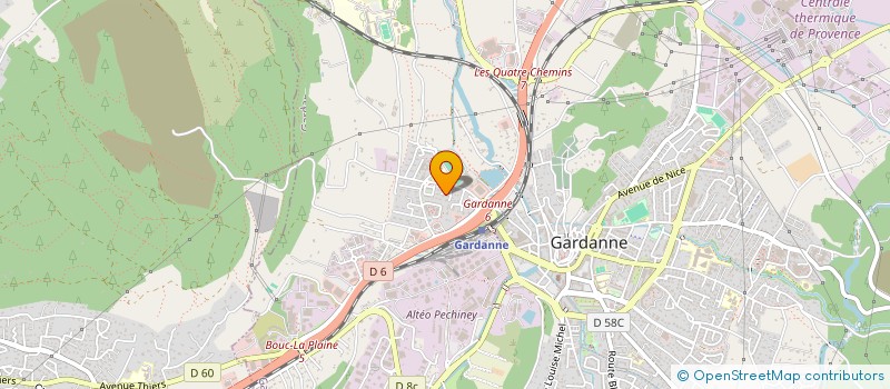 localisation de l'entreprise SCI SAINT GABRIEL à GARDANNE