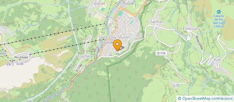 localisation de l'entreprise SCI SAINT GABRIEL  SAINT-LARY-SOULAN